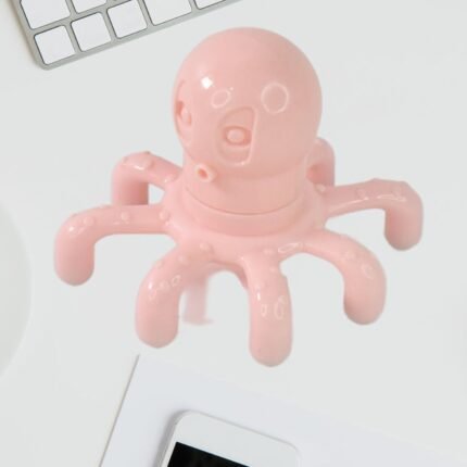 Scalp Relax Octopus Massager Ergonomic Head Body Claw Massager for Stress Relief Circulation 1 Pc